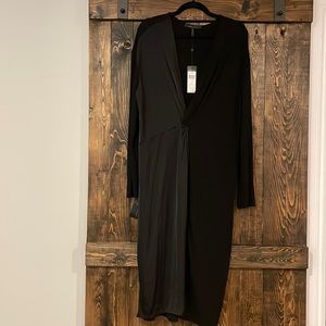 Black long sleeve dress